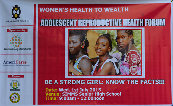 Adolescent Reproductive Health  Fora   for  Girls of  Senior High Schools