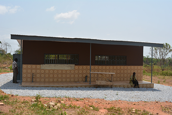 [PHOTOS]  Construction of Toilet for Adwumakaase - Kese